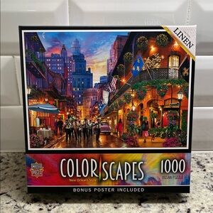 Color Scapes New Orleans Style Puzzle 1000 Pieces NWT